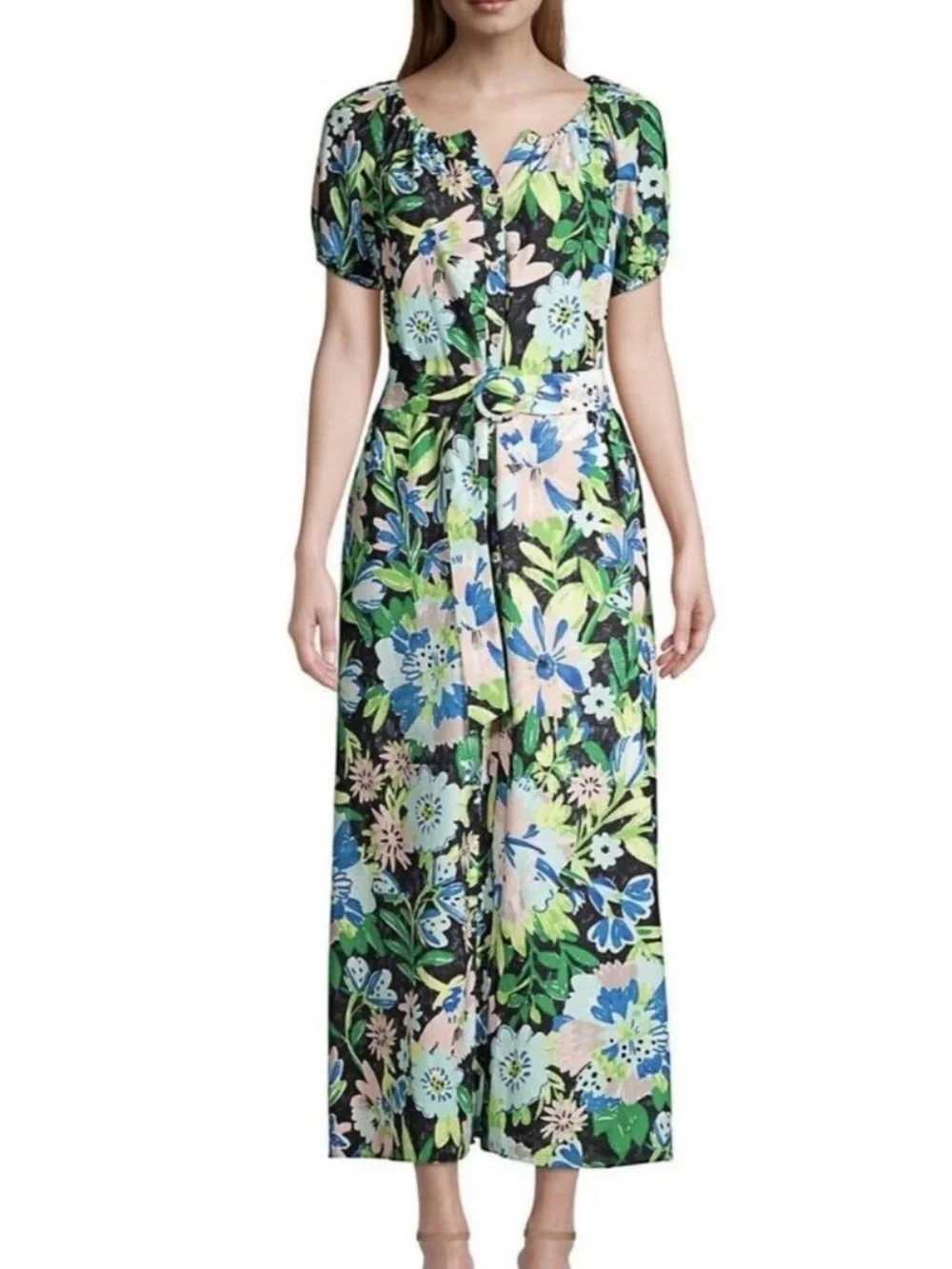 Kate Spade Full Bloom Voile Midi Dress - Picture 1 of 12